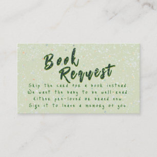 Winter Baby Sprinkle   Buchanfrage "Snow Flurry Begleitkarte