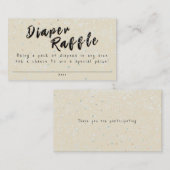 Winter Baby Sprinkle | Schneeflocken-Windeln Begleitkarte (Vorne/Hinten)