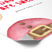 Winter Babydusche - Babys sind süß Poster (Ecke)