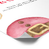 Winter Babydusche Bücher für Kinder Poster (Ecke)