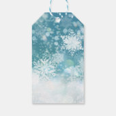 Winter Babydusche Danke für Anhänger (Rückseite)