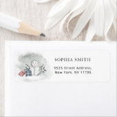 Winter Babydusche Rücksendeadresse (Insitu)