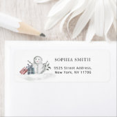 Winter Babydusche Rücksendeadresse (Insitu)