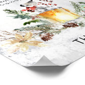 Winter-Babydusche-Windel-Gewinnspiel Poster (Ecke)