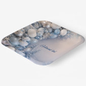 Winter-Babyshower Pappteller (Gewinkelt)