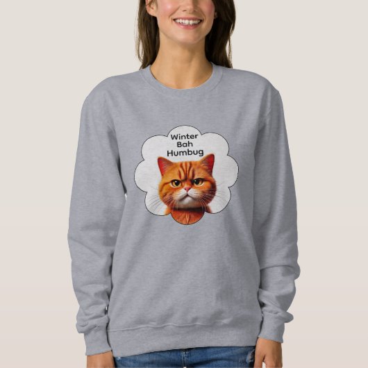 Winter Bah Humbug Sweatshirt (Vorderseite)