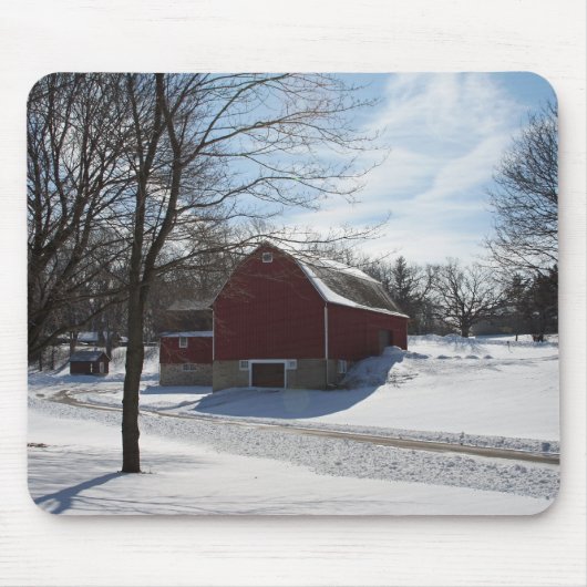 Winter Barn Mousepad (Vorne)