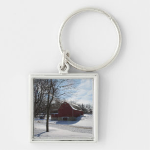 Winter Barn Schlüsselanhänger