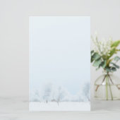 Winter-Bauernhof Briefpapier (Stehend Vorderseite)