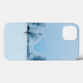 Winter-Bauernhof Case-Mate iPhone Hülle (Rückseite (Horizontal))
