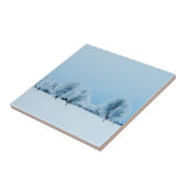 Winter-Bauernhof Fliese (Seite)