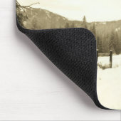 Winter-Bauernhof in Washington durch djoneill Mousepad (Ecke)