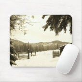Winter-Bauernhof in Washington durch djoneill Mousepad (Mit Mouse)