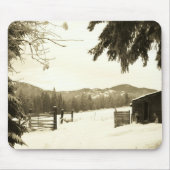 Winter-Bauernhof in Washington durch djoneill Mousepad (Vorne)