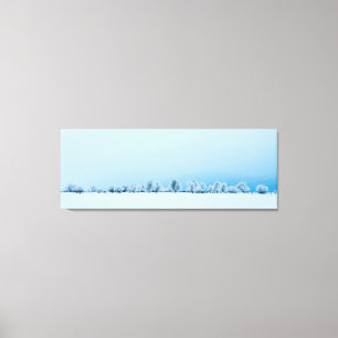 Winter-Bauernhof Leinwanddruck