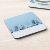 Winter-Bauernhof Untersetzer (Linke Seite)