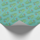 Winter-Baum-Klein Gedrucktes Geschenkpapier (Ecke)
