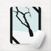 Winter-Baum Mousepad (Mit Mouse)