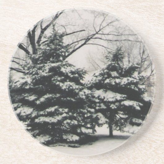 Winter-Baum-Untersetzer Untersetzer (Vorne)