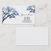Winter-Baum-Visitenkarten Visitenkarte (Vorne/Hinten)