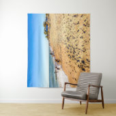 Winter Beach Scene Tapestry Wandteppich (Beispiel)