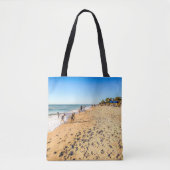 Winter Beach Scene Tasche (Vorderseite)