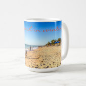Winter Beach Scene Tasse (VorderseiteRechts)