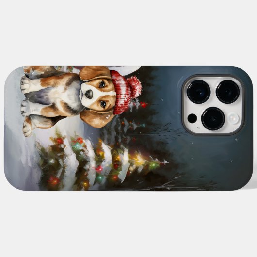 Winter Beagle Karawan Weihnachtsabenteuer Case-Mate iPhone Hülle (Rückseite (Horizontal))