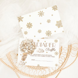 Winter Bear Baby Dusche Windelwanne Begleitkarte