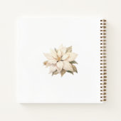 Winter Bear Baby mit kalter Außendusche Notizblock (Rückseite)