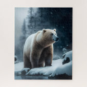 Winter Bear Jigsaw Puzzle (Vertikal)