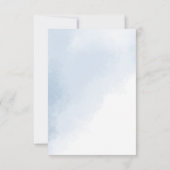 Winter Bear Watercolor Babydusche Danke (Rückseite)