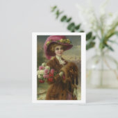 Winter Beauty - Émile Vernon Postkarte (Stehend Vorderseite)