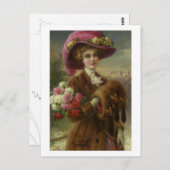 Winter Beauty - Émile Vernon Postkarte (Vorne/Hinten)