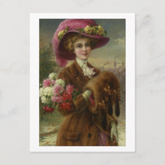 Winter Beauty - Émile Vernon Postkarte (Vorderseite)