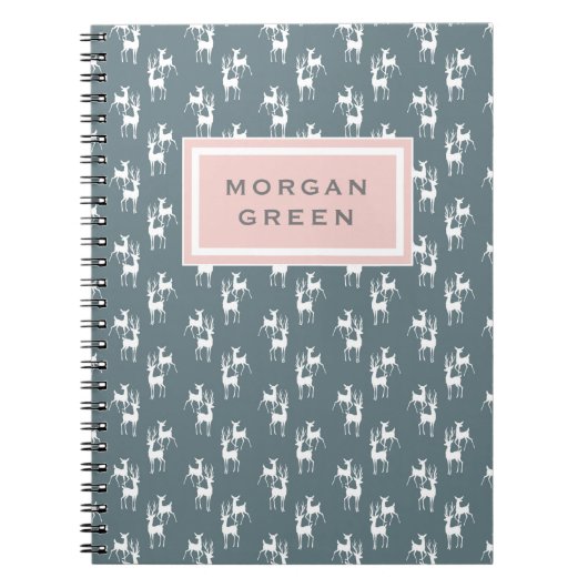 Winter Beauty ⎢ Monogram Notebook Notizblock (Vorderseite)