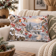 Winter-Beeren-Schneelandschaft-Vogel-Illustration