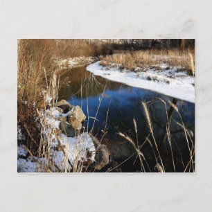 Winter bei Bach Postkarte