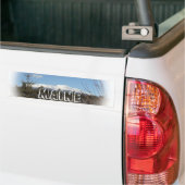 Winter bei Katahdin Autoaufkleber (Auf Lkw)