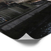 Winter bei Kornlei in Gent, Belgien Poster (Ecke)