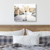 Winter bei Windsor Castle Malerei Leinwanddruck (Insitu (Schlafzimmer))