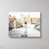 Winter bei Windsor Castle Malerei Leinwanddruck (Vorderseite)