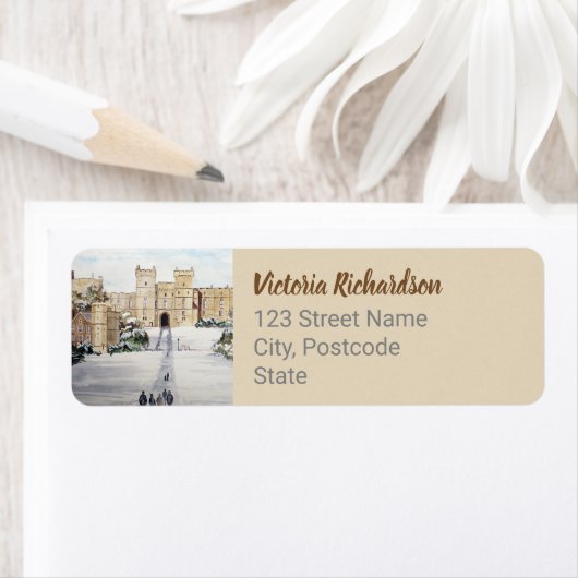 Winter bei Windsor Castle Painting Wedding (Insitu)