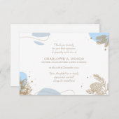 Winter-Beileid Danke-Karte Dankeskarte (Vorne/Hinten)