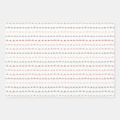 Winter Bells Bäume Moderne Pastelle Weihnachten Geschenkpapier Set (Vorderseite 2)