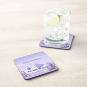 Winter Berg Junggesellinnen-Wochenende Maßgeschnei Getränkeuntersetzer (Rechte Seite)