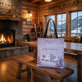 Winter Berg Junggesellinnen-Wochenende Maßgeschnei Tasche