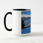 Winter-Bergblick Tasse (Links)