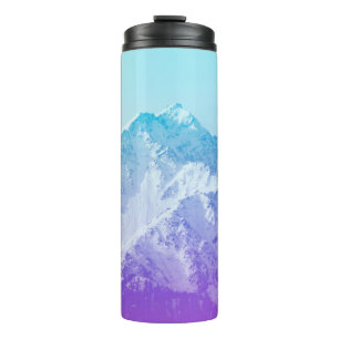 Winter-Berggipfel,Berg,Hipster,Gipfel,Foto,Hinterg Thermosbecher