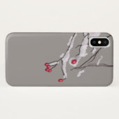 Winter Berries Branchen im Schnee bedeckt Case-Mate iPhone Hülle (Rückseite (Horizontal))